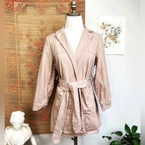 Alice | Alexander Linen Canvas Minimalist Bessie Jacket Small